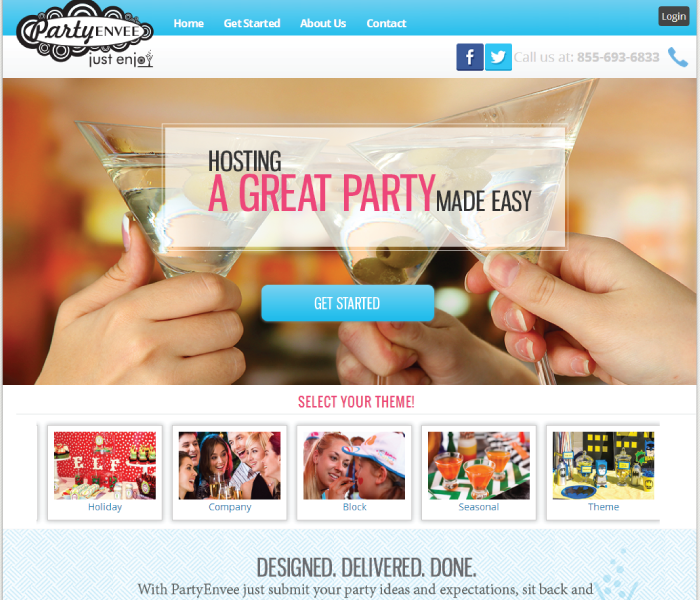 Partyenvee, Hosting a party made easy